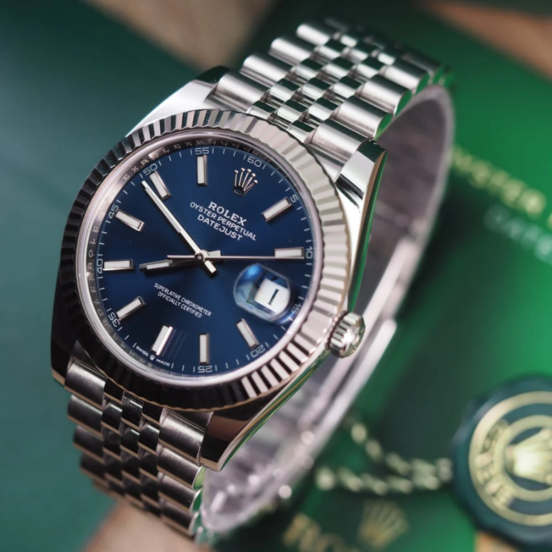 ROLEX DATEJUST 41 BLUE