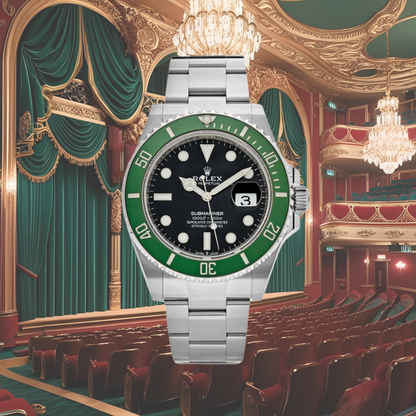 ROLEX SUBMARINER DATE PLATA VERDE